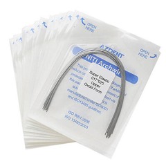 Dental Super Elastic Niti /Stainless Steel Rectangular Arch Wire Ovoid/Nature
