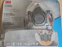 3M 6211P1 Dual Cartridge Paint Spray Respirator – NEW Factory Sealed