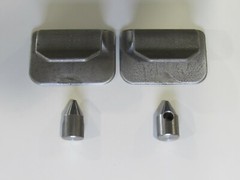 John Deere Quick Attach Weld Bracket 120R 200 300 400 500 Loader Hooks & Pins