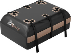 15 Cu Ft Waterproof Car Rooftop Cargo Carrier Bag Roof Rackless Mat Straps Lock