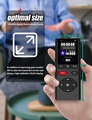 64GB Digital Voice Recorder with Playback Long Battery 2-inch Screen MP3 Audi…
