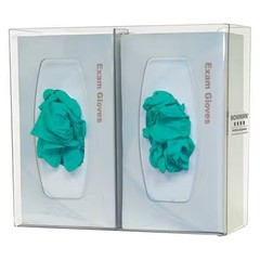 Bowman Dispensers Gl020-0111 Glove Dispenser, Petg, Holds (2) Boxes , Clear