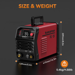 ARCCAPTAIN CUT50 HF-T 50A Dual Voltage 110/220V IGBT Plasma Cutter 3/4″Cut 2T/4T