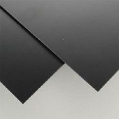 (10 Pack) Black Polystyrene Plastic Sheet – 0.020″ Thick – 6″ x 6″
