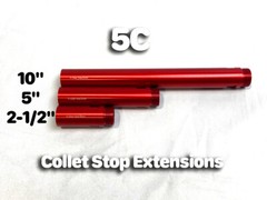 5C Collet Stop Extension 2-1/2″, 5″, or 10″ Brand New