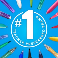 Paper Mate Felt Tip Pens Flair Marker Pens Medium Point Assorted 24 –