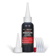Starbond 2 oz. Black Medium – Super Glue (Premium Cyanoacrylate CA Glue)