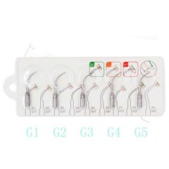 1Pack Dental Ultrasonic Scalers Scaling Tips G1 G2 G3 G4 G5 For EMS WOODPECKER