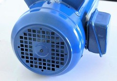 AC MOTOR, 1 HP, 4 pole, 1800RPM, 1PH, dual volt 115V/230V, 56C/TEFC, With base