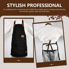 Chef Apron for Men Women with Pockets Adjustable Strap, Water Repellent Apron…