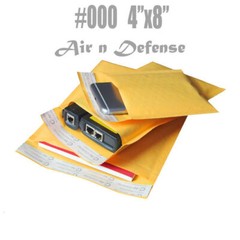 500 #000 4×8 Kraft Bubble Padded Envelopes Mailers Shipping Bags AirnDefense