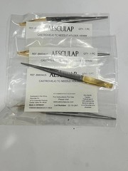 6X AESCULAP BM004US CASTROVIEJO TC NEEDLE HOLDER 180 MM (18cm)