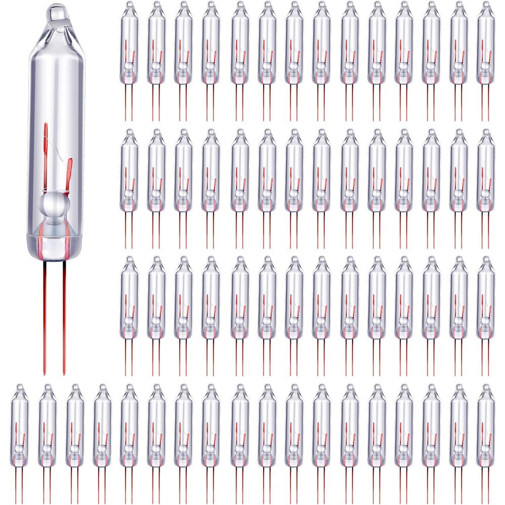 Mudder 100 Pcs Mini Christmas 2.5 Volt 100 Count (Pack of 1), Clear