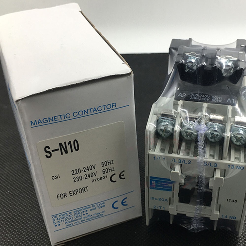 For Mitsubishi S-N10 AC110V 220V 380V 24V 36V 48V 50/60Hz 1a Contactor