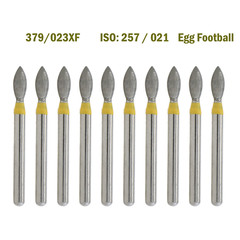 Dental FG Diamond Burs 379-023XF Egg Football Super Fine High Speed Bur