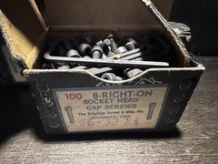 4 Boxes Vintage Socket Head Cap Screws B-RIGHT-ON BRIGHTON & MAC-IT Multi Size