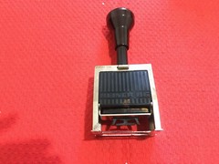 REINER COLOR BOX B6 Digit Stamp In Box