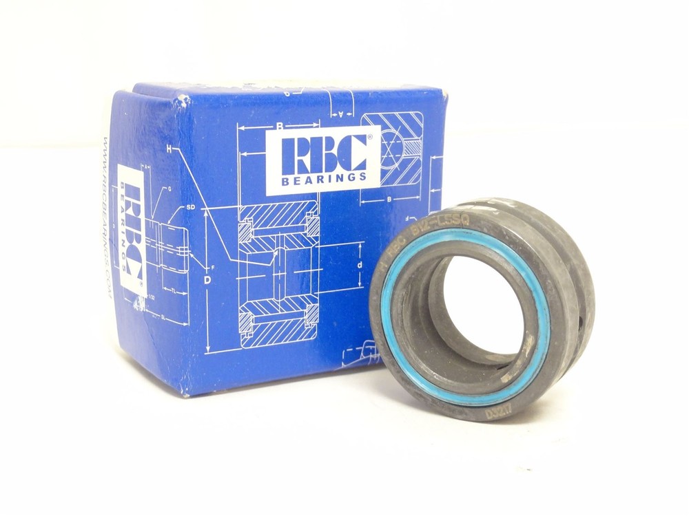 252589 New In Box; RBC B12LSSQ Plain Bearing 3/4″ID x 1-1/4″OD x 0.656″ Width