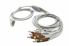 Welch Allyn 15 pin 10 Leads Banana EKG Cable Compatible – Same Day Shipping