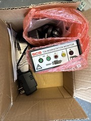 3M SCS 724 Workstation Monitor Anti-Static Control w/power adapter LED 2 ports