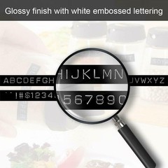 2PK For DYMO 3D Embossing Label Tape Organizer Xpress A521209 White/Black 12mm