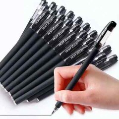 Test 2 GP-380 Black Gel Pen Pack of 10 – Sleek and Smooth for Effortless Writing