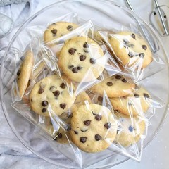 Crystal Clear 100 Pack 5×7″ Resealable Cello Bags – Ideal for Cookies & Crafts