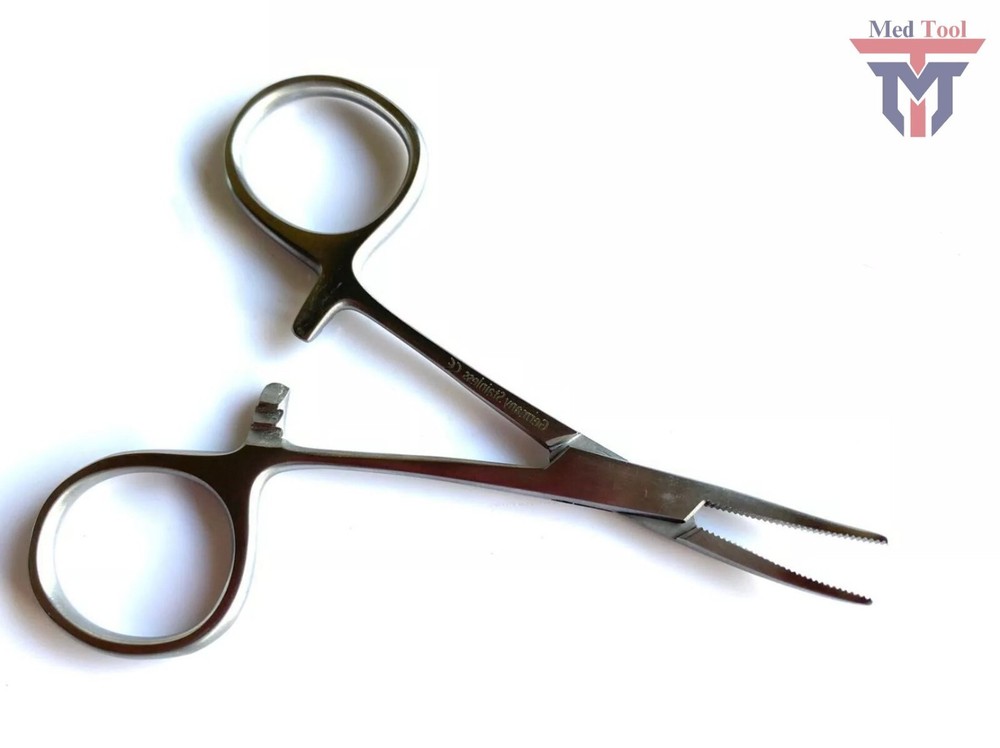 Mosquito Locking Hemostat Forceps 3.5″ Curved Surgical Dental Instruments