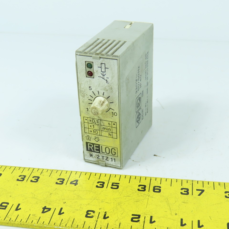 Relog 2TZ11 220VAC Time Delay Relay 50/60HZ IP40