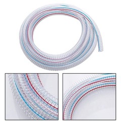 Reinforced PU Hose for Vacuum Cleaners 3/4 inch ID Steel Spiral Construction