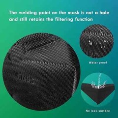 KN95 Black KN95 Disposable Face Mask 5 Layer