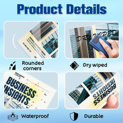 150 Pack 10 Mil Thermal Laminating Pouches Fits Letter Size 8.5 × 11