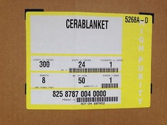 1″ CeraBlanket 24″ x 300″ Ceramic Fiber FULL ROLL 8# Thermal Ceramics OEM 2400F