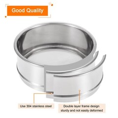 325 Mesh Lab Sieve 4″ Diameter Test Sieve 304 Stainless Steel Wire Cloth 0.04…