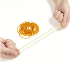 150pcs Rubber Strong Elastic 38mm Diameter Multi-Purpose Natural Rubber Bands