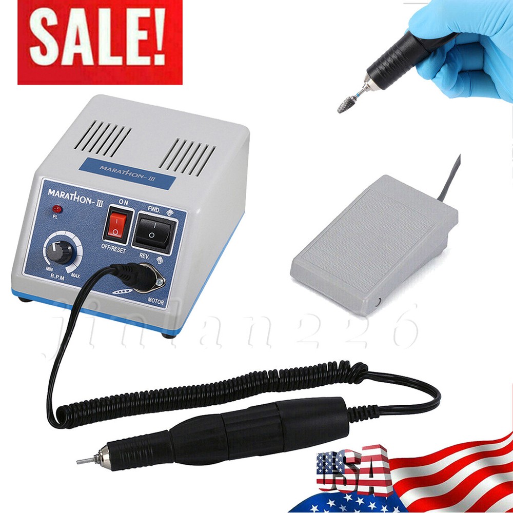 STRONG MARATHON Handle 35000rpm Electric Nail Drill Micro Motor