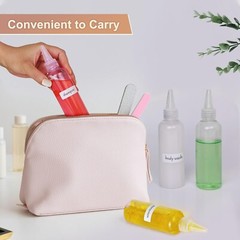 10Pcs Squeezy Condiment Bottles 100ml Plastic Squeezy Sauce Bottles with Nozzles