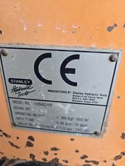 STANLEY HS6000 Hydraulic Vibratory Plate Compactor hs6019 34 x 34 for excavator