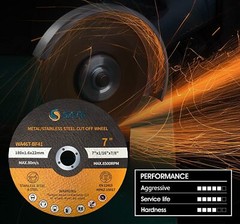 20PCS 7 inch Cut Off Wheel Metal Stainless Steel Cutting Disc for Angle Grinder