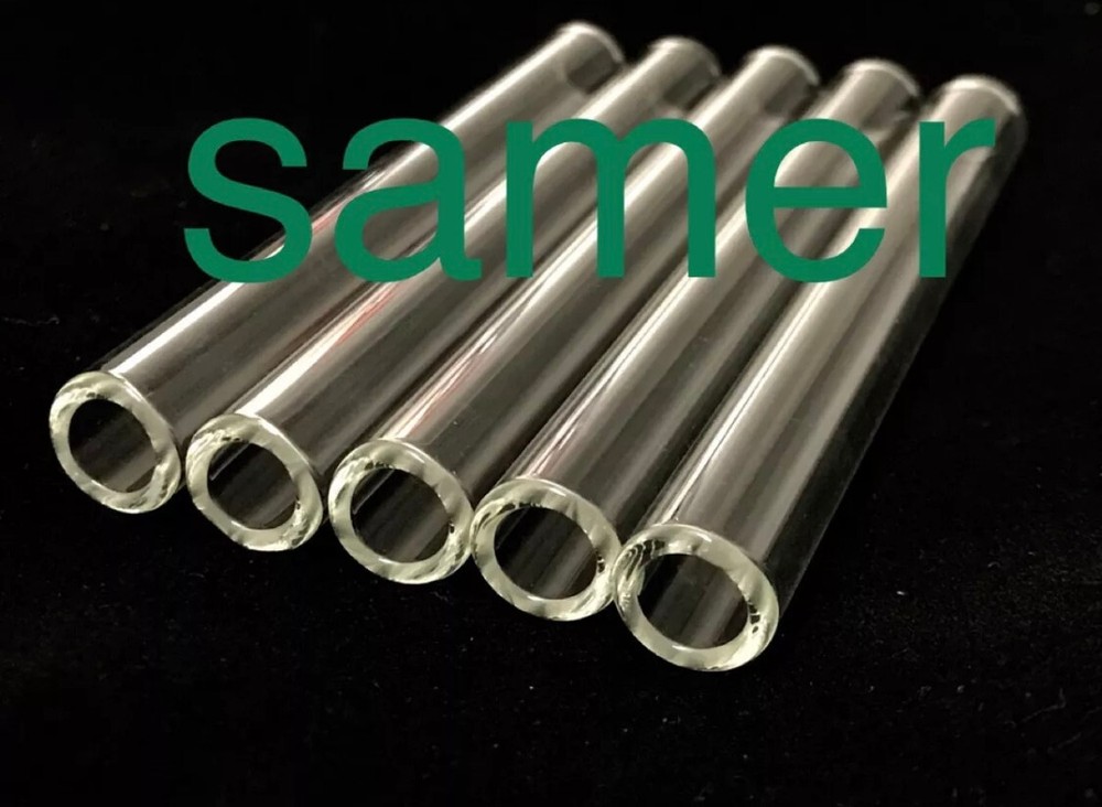 ONE CASE OF 1000, 4 Inch Clear Pyrex Glass Blowing Tube 12mm OD 8mm ID 2mm