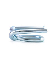 50PCS 1/2” Metal Wire Buckles for Polypropylene Cord Strapping Silver Steel