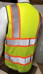 Hi Visibility Reflective Yellow Safety Vest (Small to 2XL)