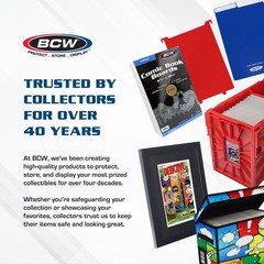 BCW Silver Comic Book Backing Boards 7 x 10.5 – 100 Pack | Certified Acid-Free