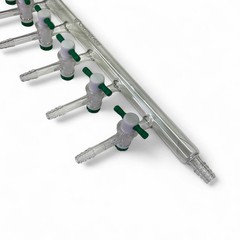 Chemglass Right-Handed 6 Port Vacuum Manifold CG-4430-02 (Best Offer!)