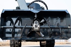 Hydraulic Snow Blower Attachment for Mini Skid Steer TYPHON STOMP X1300 & 509