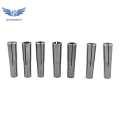 7Pcs 2MT #2 Morse Taper Round Collet Chuck Set 1/8″ -1/2″ MT2 3/16 1/4 3/8