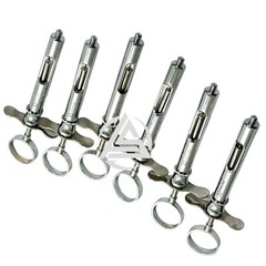 6 German Dental Anesthetic Syringe Self-Aspirating 1.8CC-Dental Instruments-A+