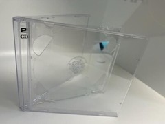 10 NEW TOP QUALITY 10.4mm DOUBLE (2) CD JEWEL CASES W/ CLEAR TRAY PSC36CAN