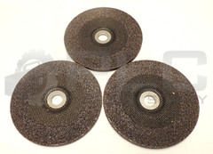 NEW LOT OF 3 GEMINI TYPE 27 GRINDING WHEEL 7” x 1/4” x 7/8”