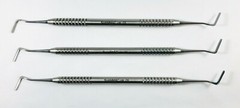 3 Pcs Dental Plastic Filling Dental Instruments stainless steel MAC